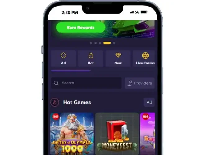 AUF Casino APK — скриншот 3