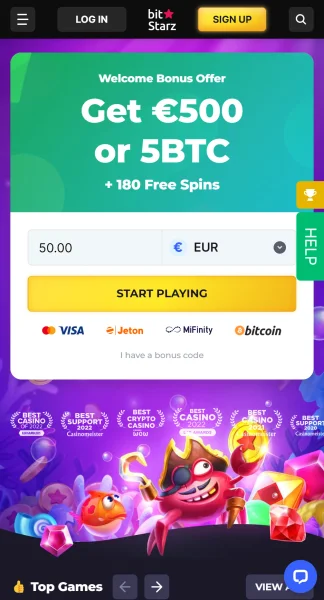 BitStarz Casino APK — скриншот 1