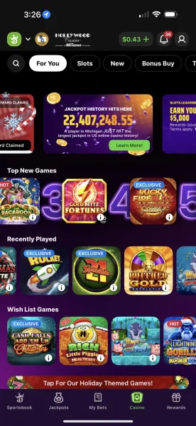 Blitz Casino APK — скриншот 2