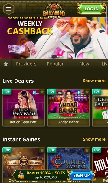 Bollywood Casino APK — скриншот 1