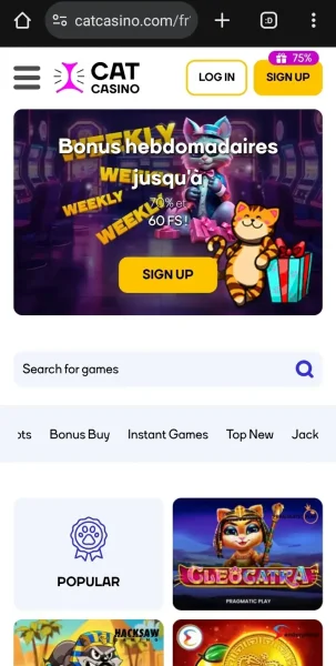 Cat Casino APK — скриншот 1