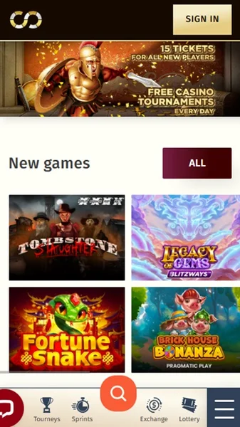 Everum Casino APK — скриншот 4