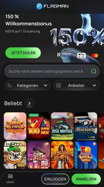 Flagman Casino APK — скриншот 1