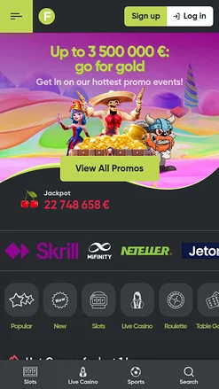 Fresh Casino APK — скриншот 3