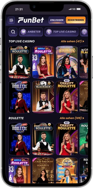 GinoBet Casino APK — скриншот 2