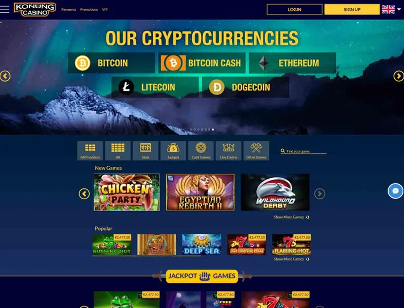 Konung Casino APK — скриншот 2