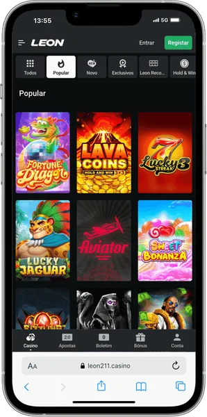 Leon Casino APK — скриншот 4