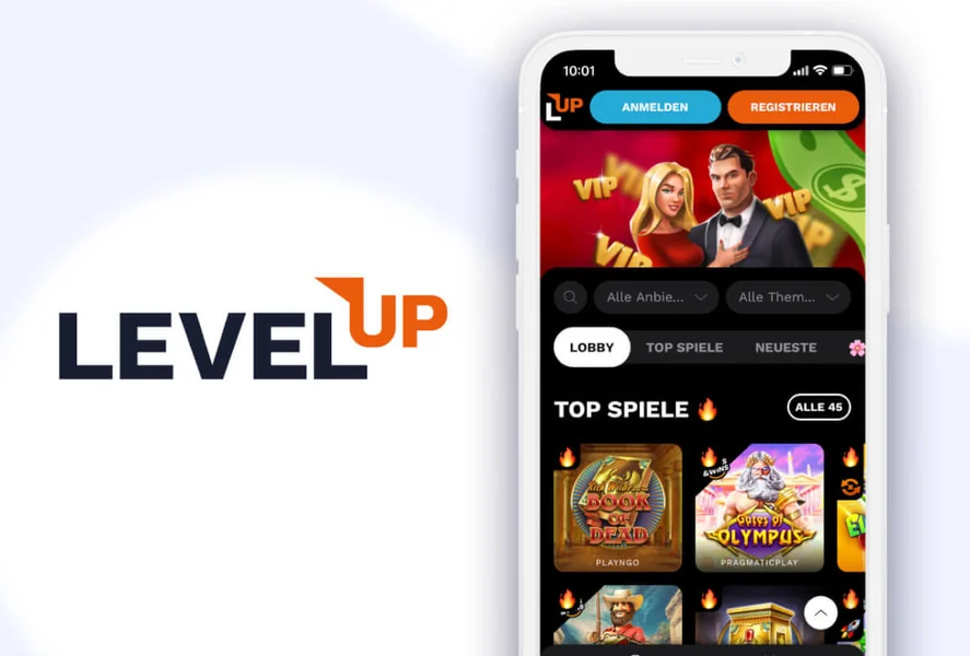 LevelUp Casino APK — скриншот 1