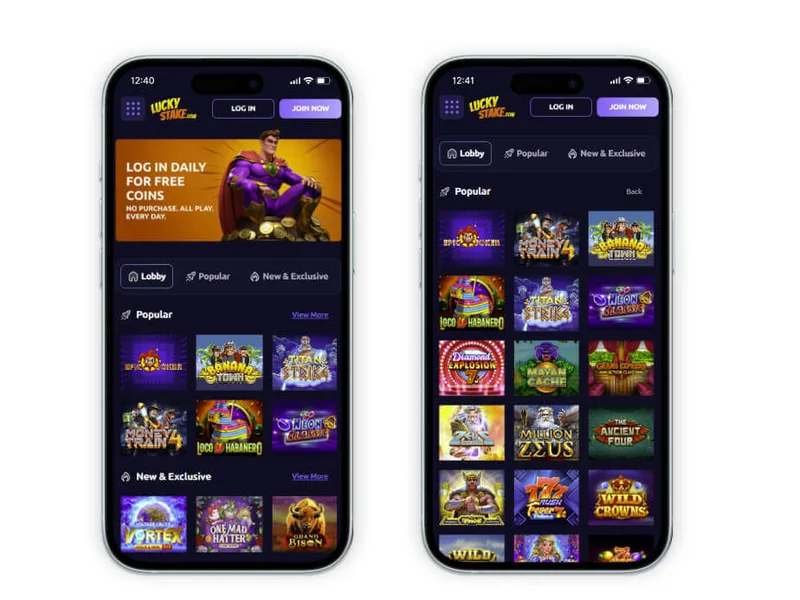 Lucky Strike Casino APK — скриншот 1