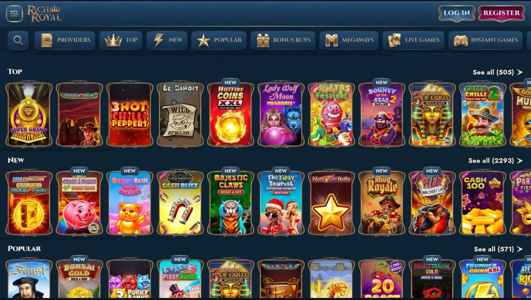 Richy Casino APK — скриншот 4