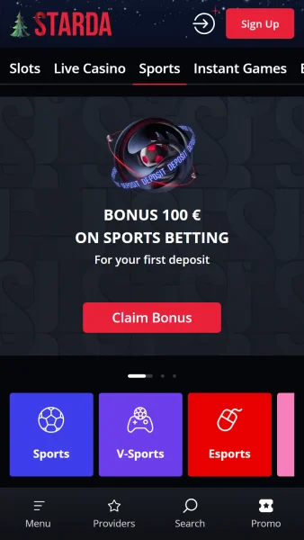 Starda Casino APK — скриншот 4