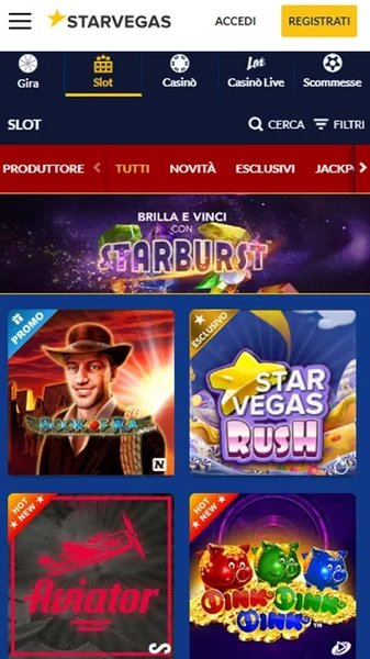StarVegas Casino APK — скриншот 4
