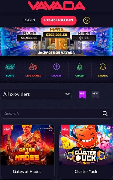 Vavada Casino APK — скриншот 3