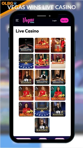 Vega Casino APK — скриншот 2