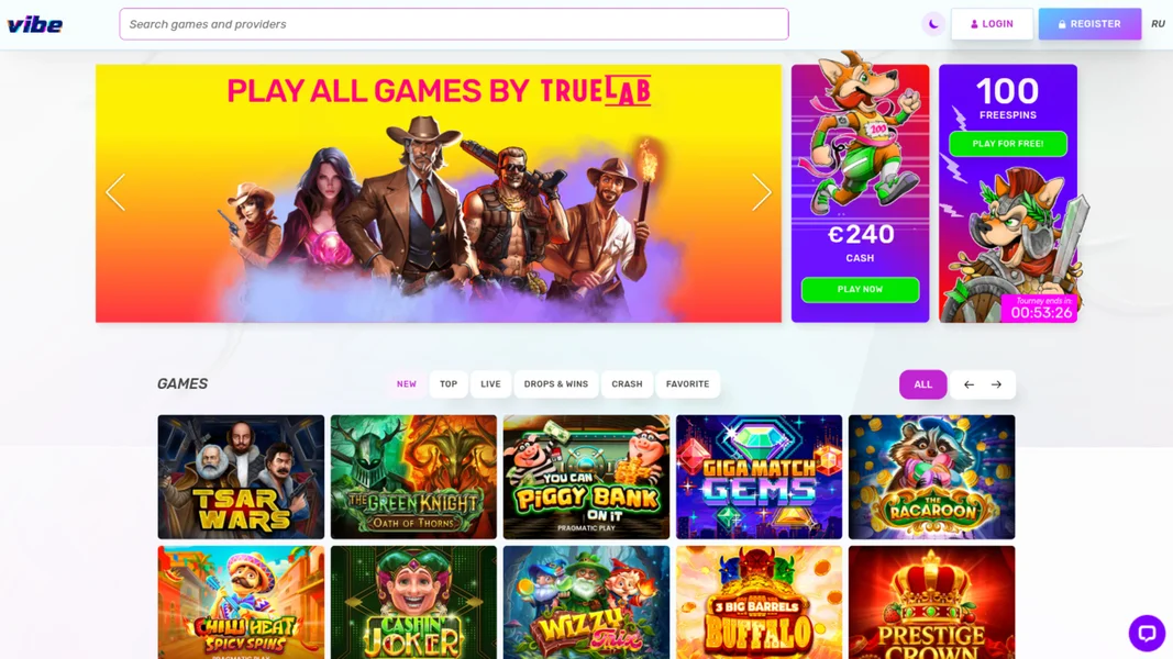 Vibe Casino APK — скриншот 4