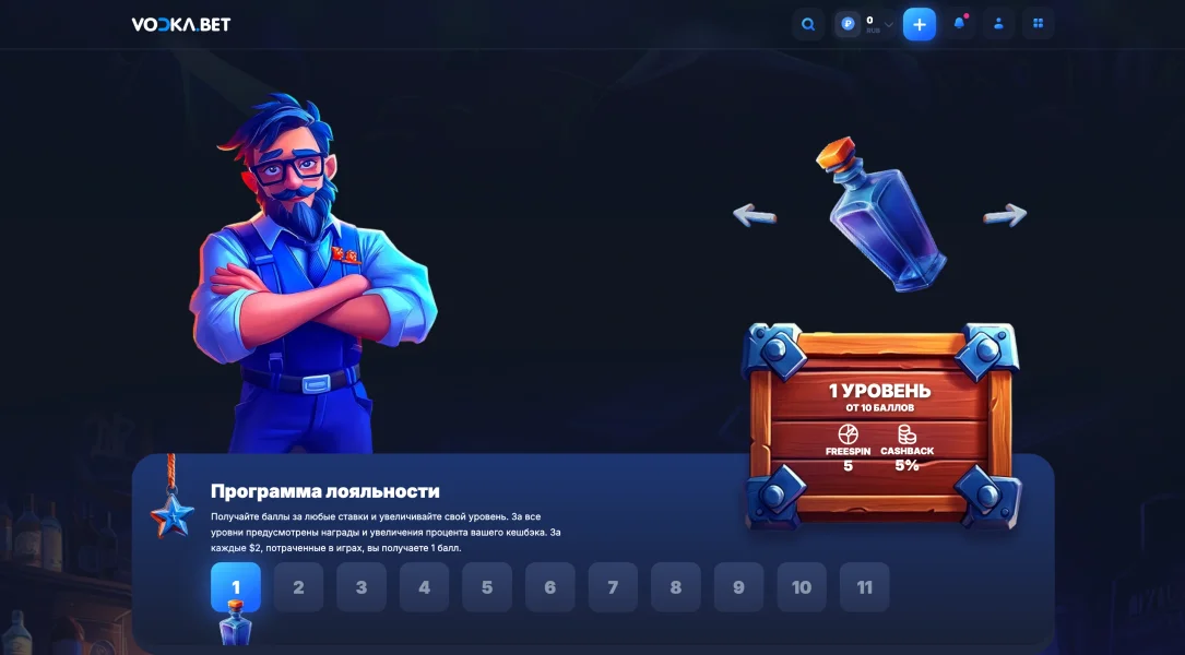 Vodka Casino APK — скриншот 4