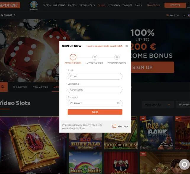 Xplaybet Casino APK — скриншот 3